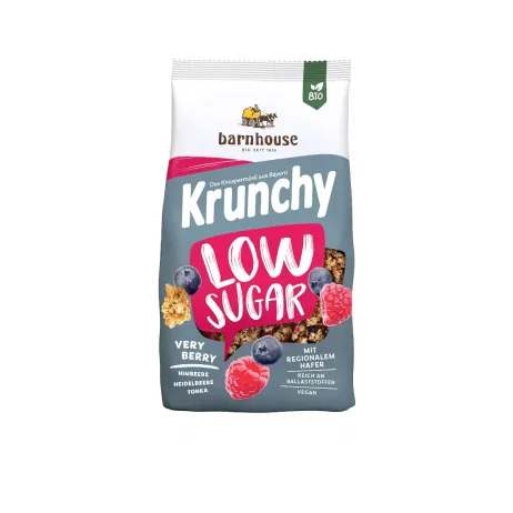 Muesli Krunchy frutos rojos bajo en azúcar Barnhouse 375g - 0