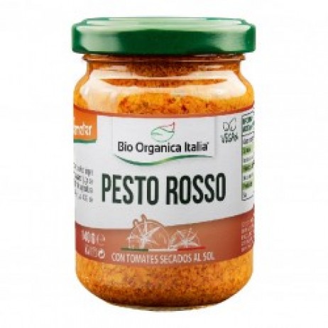 Pesto rosso vegano Demeter Bio Organica Italia 140g - 0