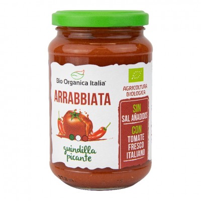 Salsa de tomate arrabbiata Bio Organica Italia 345g