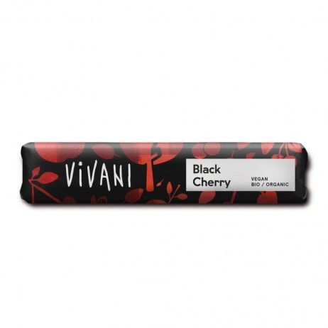 Barrita de chocolate negro con cereza ácida ECO Vivani 35g - 0